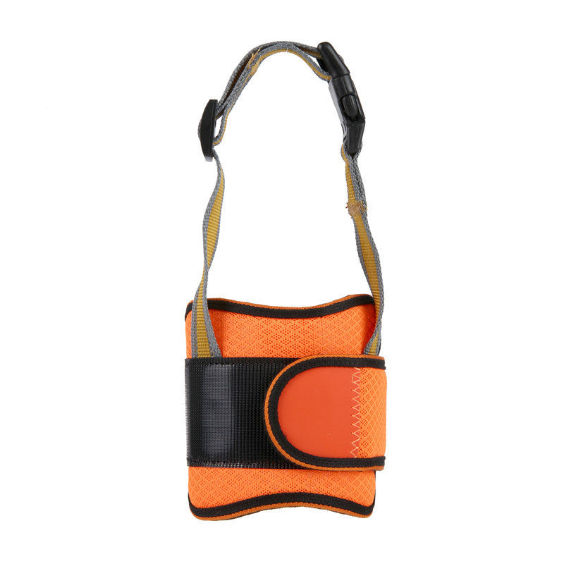 Velcro Dog Muzzle Adjustable Breathable Anti-Bite Anti-Bark Anti-Mouthful Cloth Muzzle