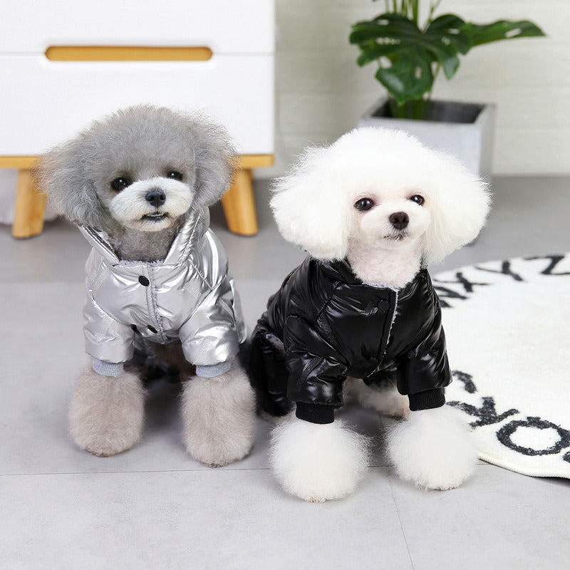 Winter Warm Pet Dog Jumpsuit Waterproof Dog Clothes for Small Dogs; Dog Winter Jacket Yorkie Costumes Shih Tzu Coat Poodle Outfits