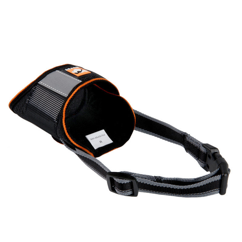 Velcro Dog Muzzle Adjustable Breathable Anti-Bite Anti-Bark Anti-Mouthful Cloth Muzzle