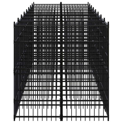 Outdoor Dog Kennel Steel 158.8 ft²