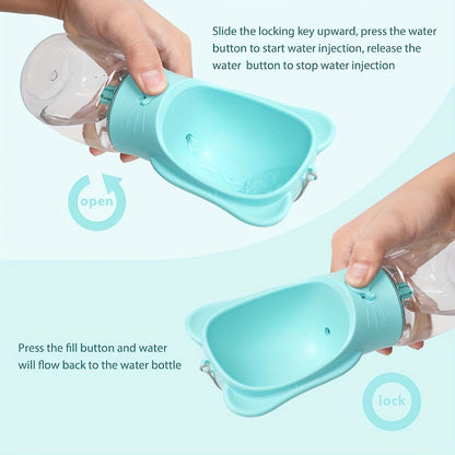 2 In 1 Dog Water Bottle,