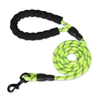 Pet Leash With Reflective &amp; Comfortable Padded Handle For Small; Medium And Large Dogs