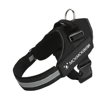 No Pull Pet Harness For Dog &amp; Cat; Adjustable Soft Padded Large Dog Harness With Easy Control Handle