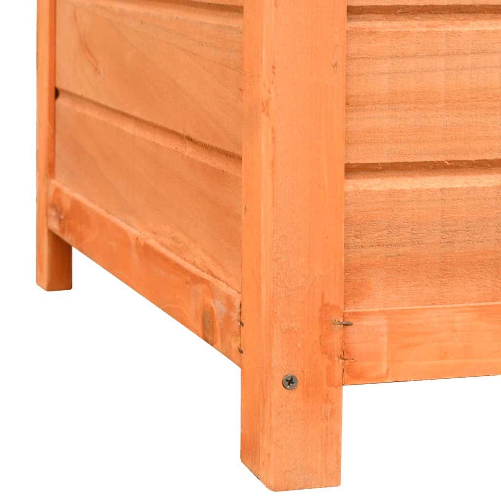 Dog Cage Solid Pine &amp; Fir Wood 47.2&quot;x30.3&quot;x33.9&quot;