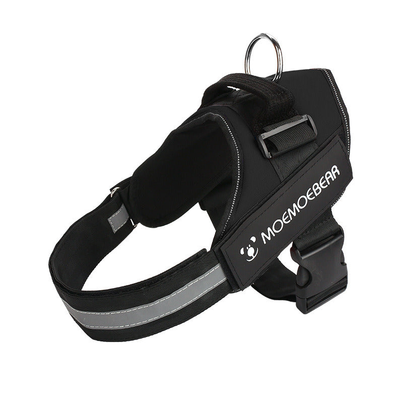 No Pull Pet Harness For Dog &amp; Cat; Adjustable Soft Padded Large Dog Harness With Easy Control Handle