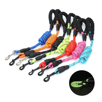 Pet Leash With Reflective &amp; Comfortable Padded Handle For Small; Medium And Large Dogs