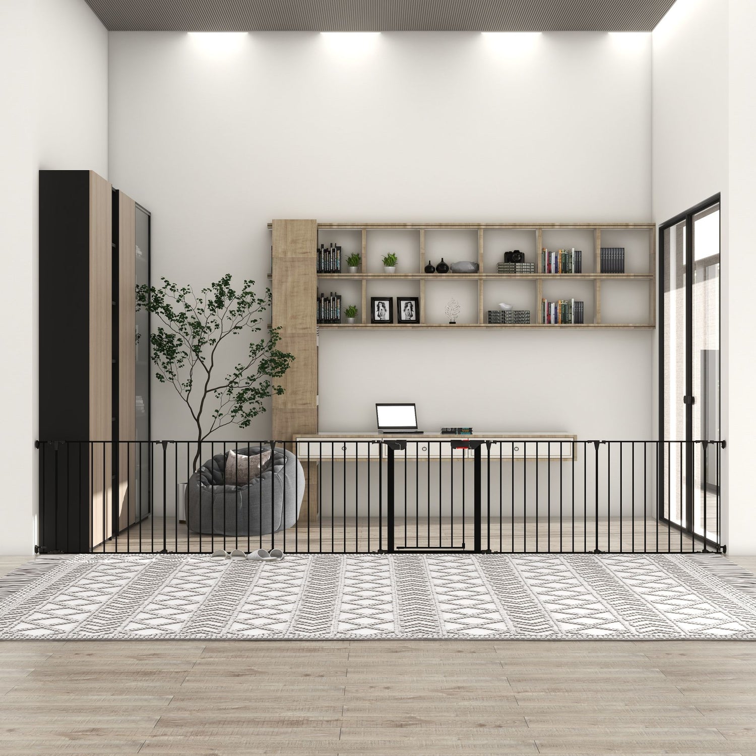 150&quot; Adjustable Safety Gate 6 Panels Play