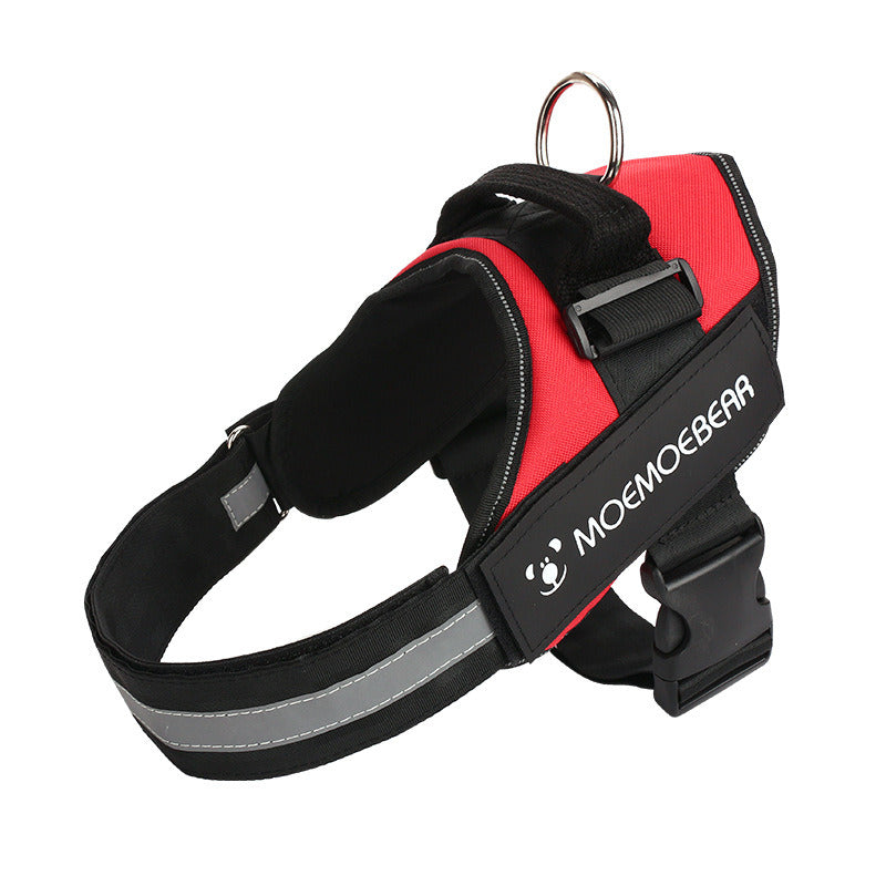 No Pull Pet Harness For Dog &amp; Cat; Adjustable Soft Padded Large Dog Harness With Easy Control Handle