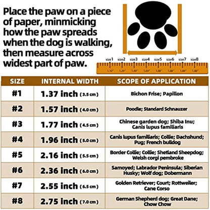 Dog Boots Breathable Dog Shoes for Small Medium Large Dogs; Waterproof Anti-Slip Puppy Booties Paw Protector for Hot Pavement Winter Snow Hiking with Reflective Straps 4PCS