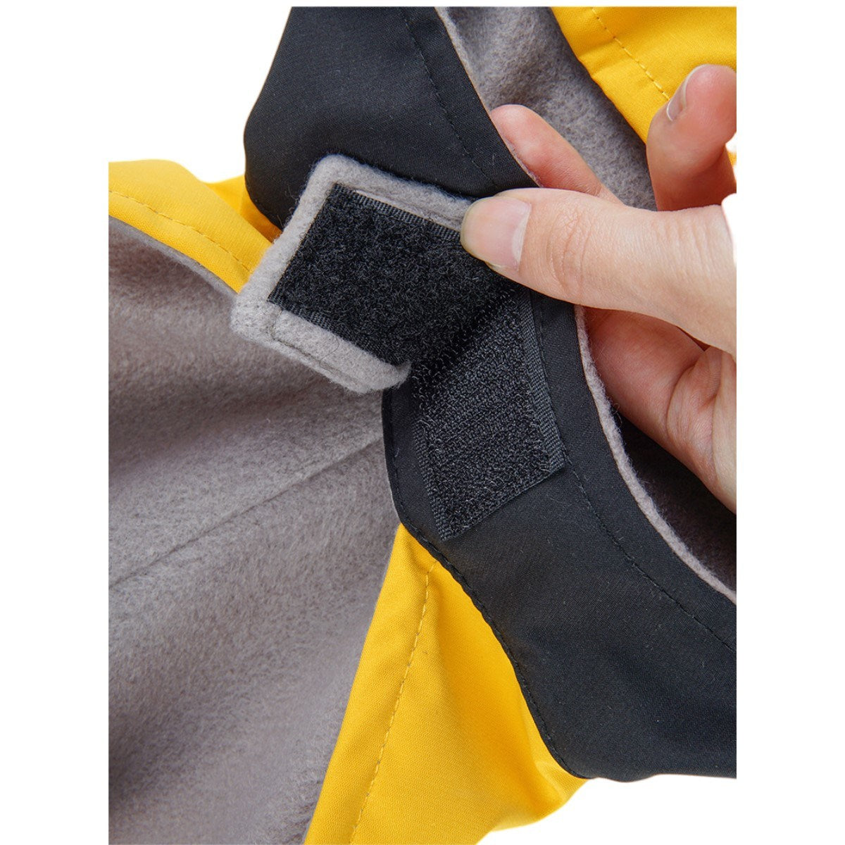 Dog Raincoat with Hood and Leash Hole, Adjustable Belly Strap, Reflective Strips, Lightweight Slicker Poncho Rain Jacket Coat for Small Medium Dogs and Puppies