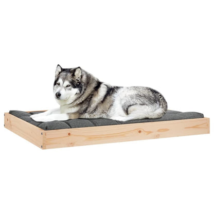 Dog Bed 40&quot;x29.1&quot;x3.5&quot; Solid Wood Pine