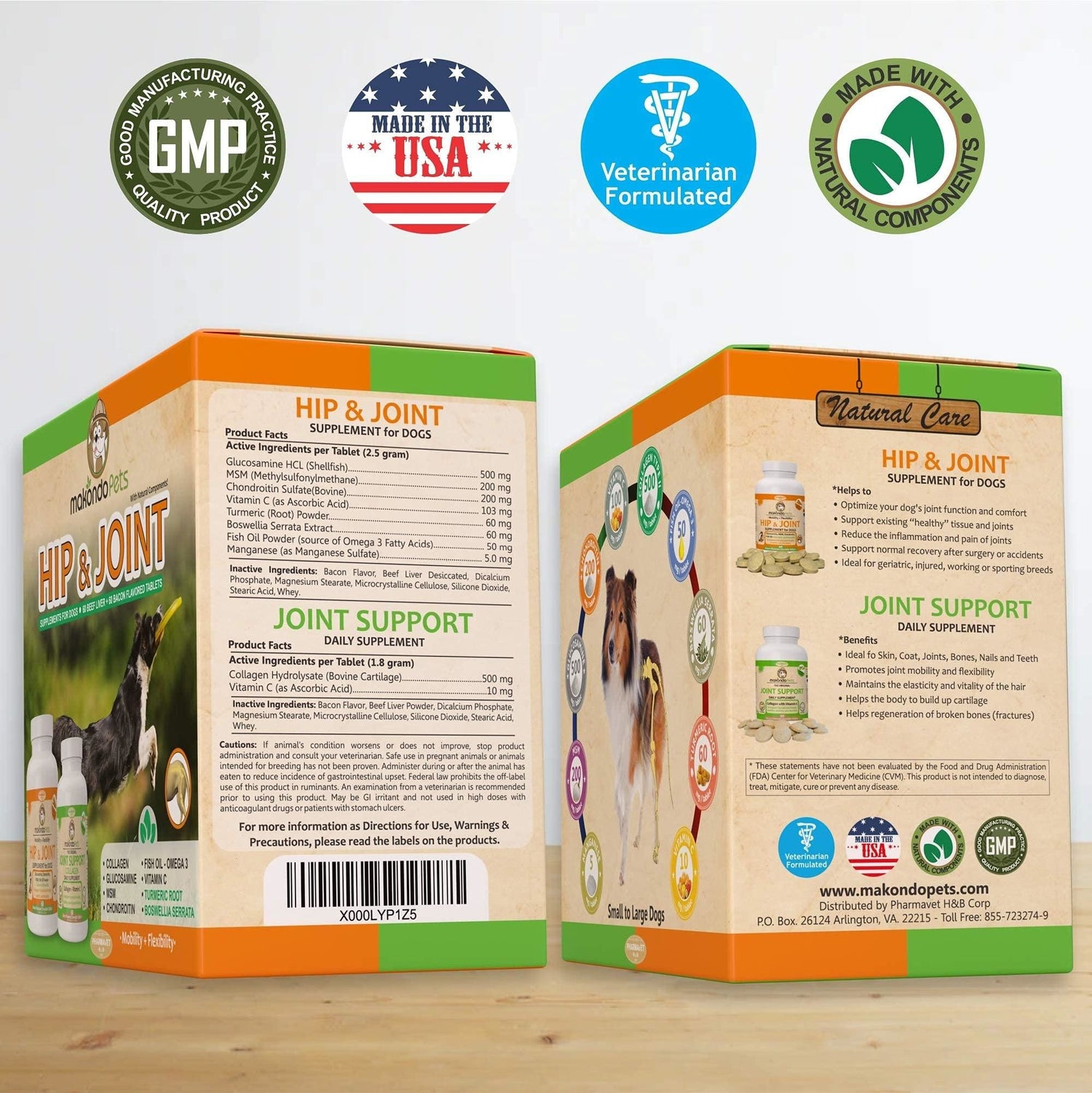 Hip and Joint Supplement for Dogs with Chondroitin Collagen for Dogs Turmeric Boswellia Dog Glucosamine for Dogs &amp; MSM Dog Arthritis Supplement Extend Dog Joint Supplement Large Breed and Small
