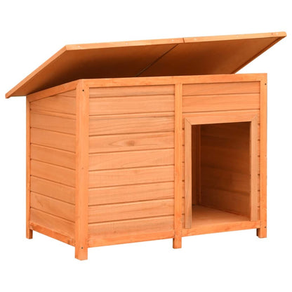 Dog Cage Solid Pine &amp; Fir Wood 47.2&quot;x30.3&quot;x33.9&quot;