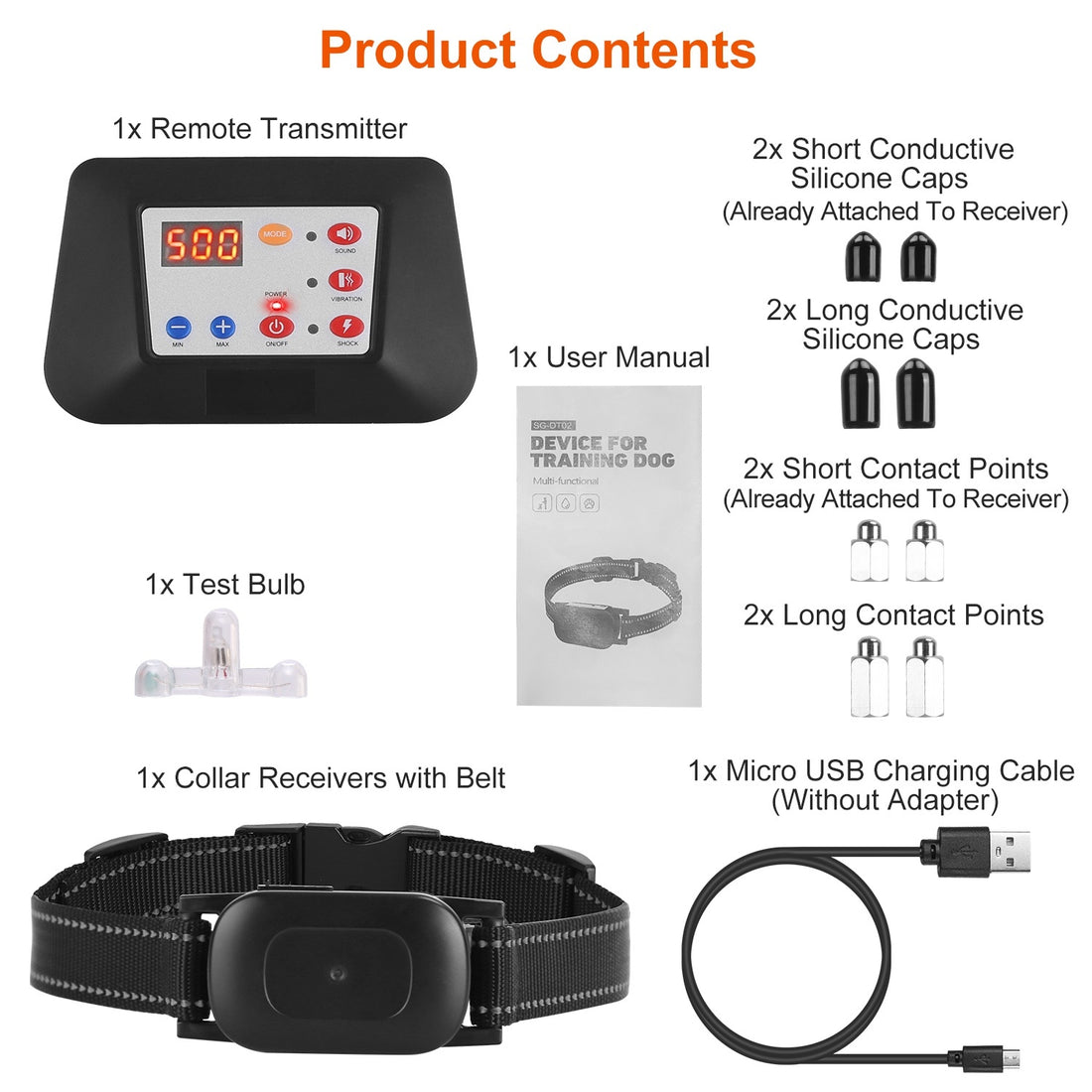 990FT Radius Dog Training Collar Wireless Fence