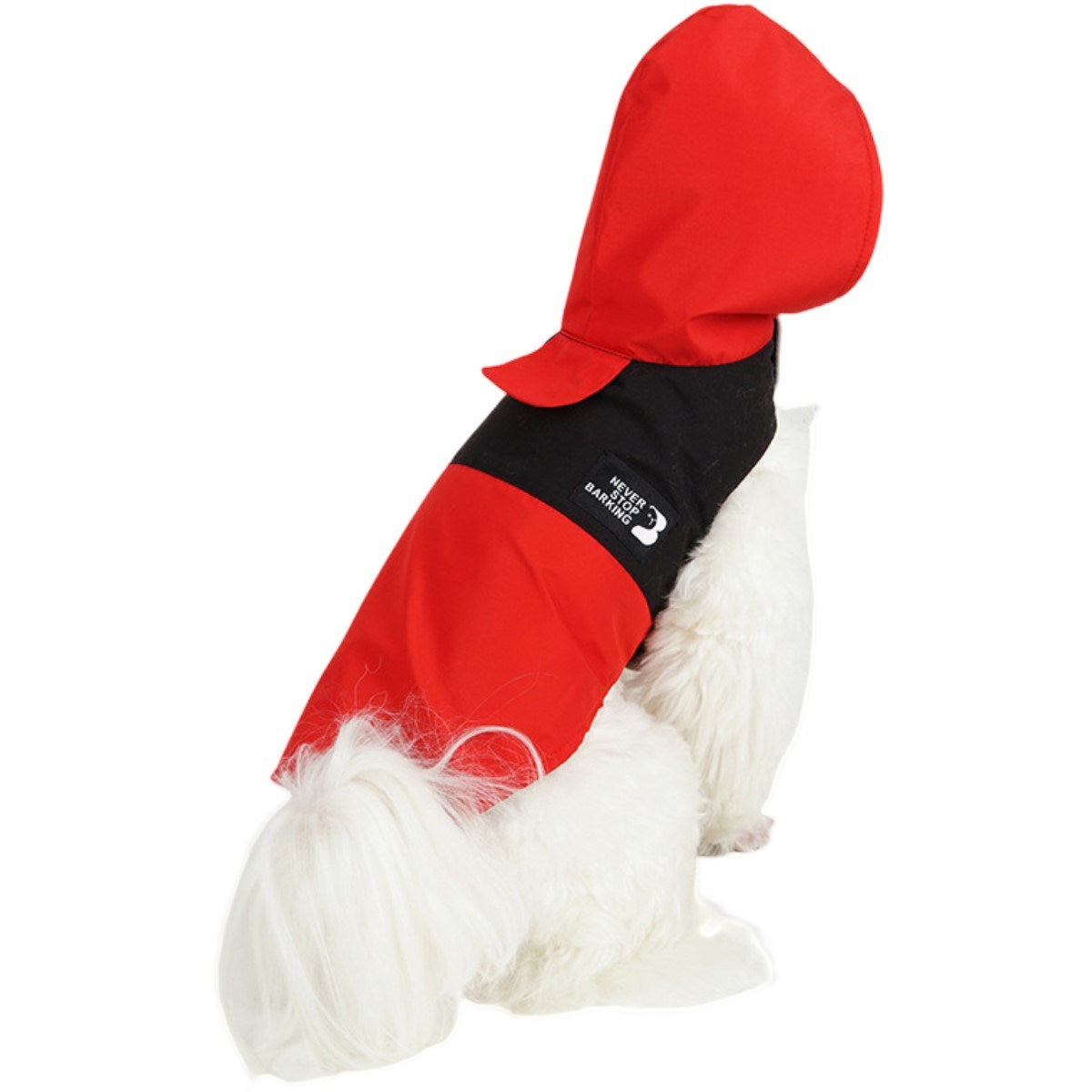 Dog Raincoat with Hood and Leash Hole, Adjustable Belly Strap, Reflective Strips, Lightweight Slicker Poncho Rain Jacket Coat for Small Medium Dogs and Puppies