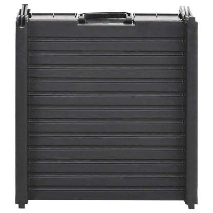 Folding Dog Ramp Black 60.2&quot;x15.7&quot;x4.9&quot; Plastic