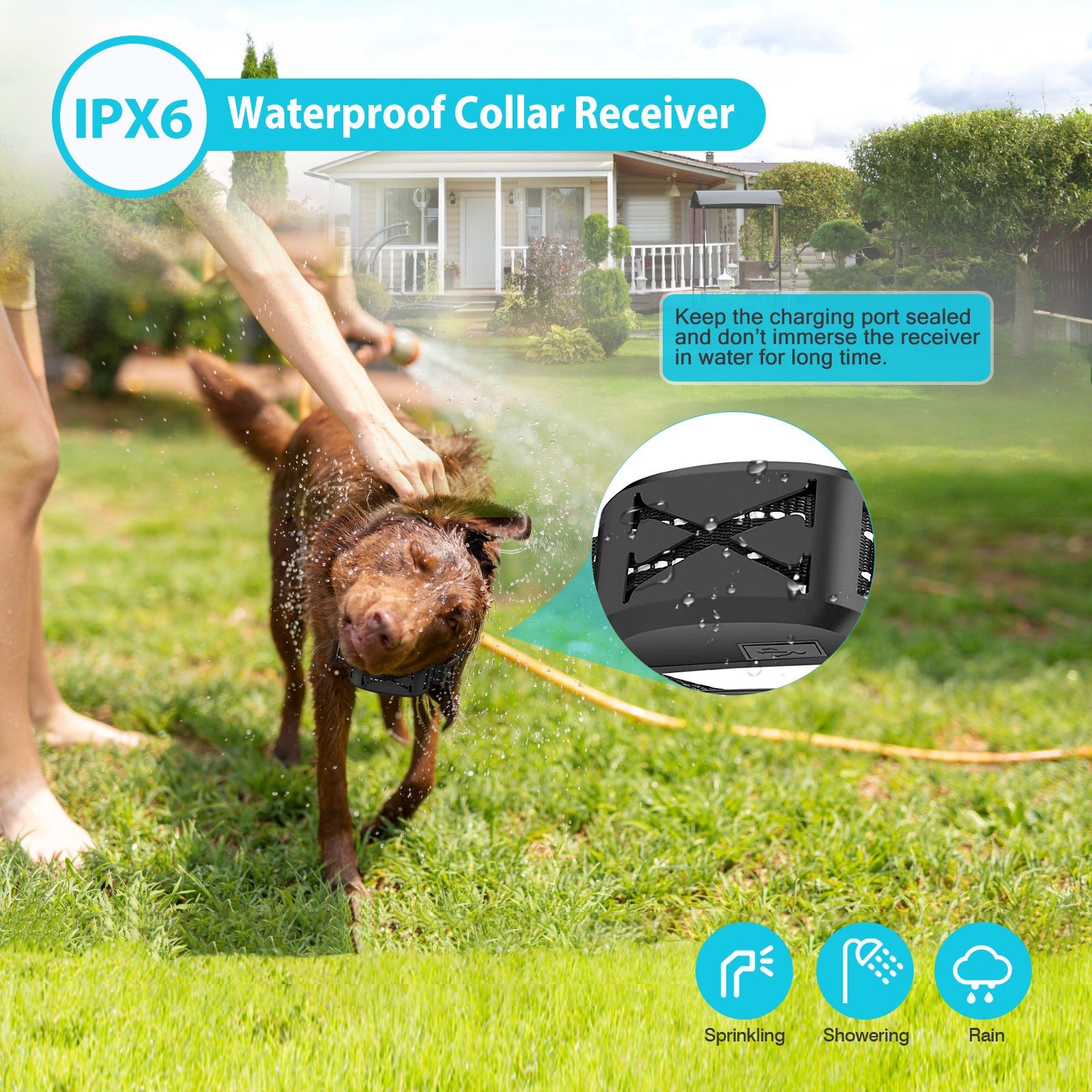2 In 1 Wireless Electric Dog Fence Waterproof