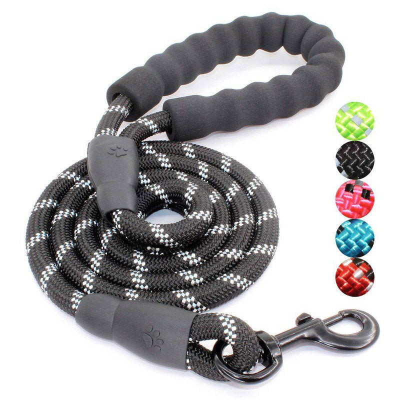 Pet Leash With Reflective &amp; Comfortable Padded Handle For Small; Medium And Large Dogs