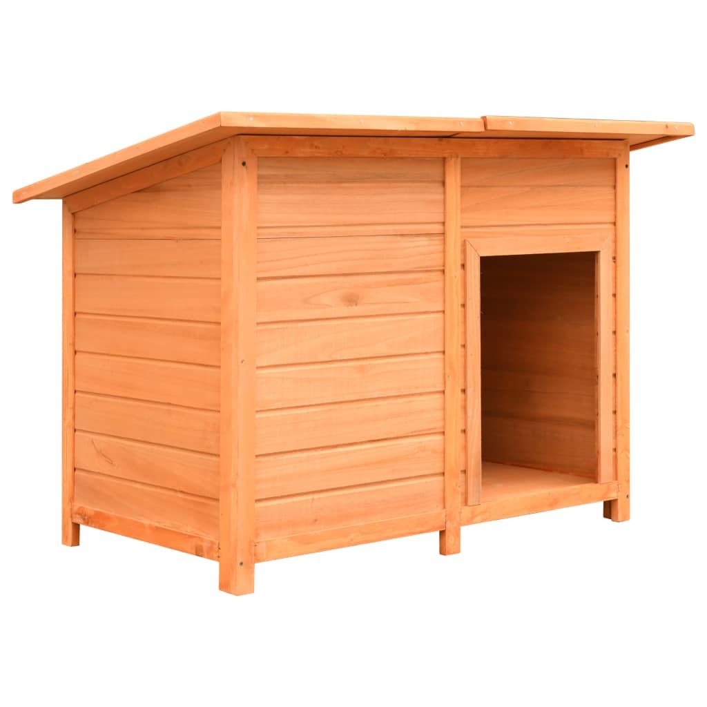 Dog Cage Solid Pine &amp; Fir Wood 47.2&quot;x30.3&quot;x33.9&quot;