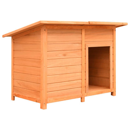 Dog Cage Solid Pine &amp; Fir Wood 47.2&quot;x30.3&quot;x33.9&quot;