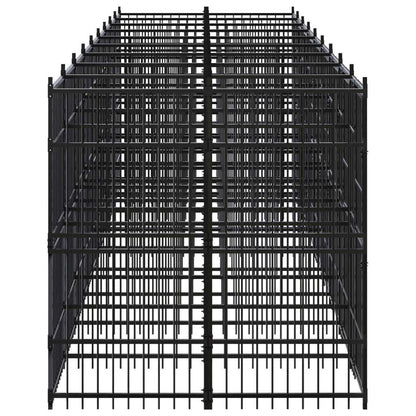 Outdoor Dog Kennel Steel 178.6 ft²
