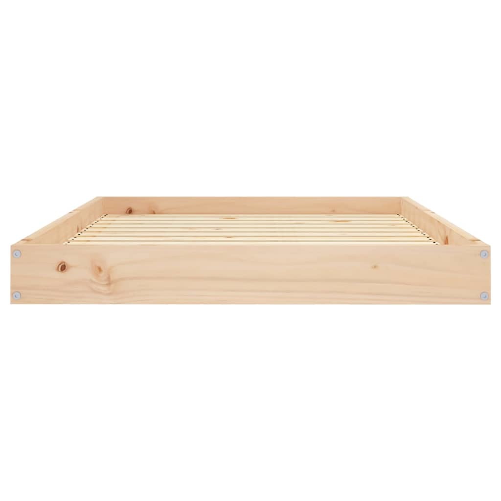 Dog Bed 40&quot;x29.1&quot;x3.5&quot; Solid Wood Pine