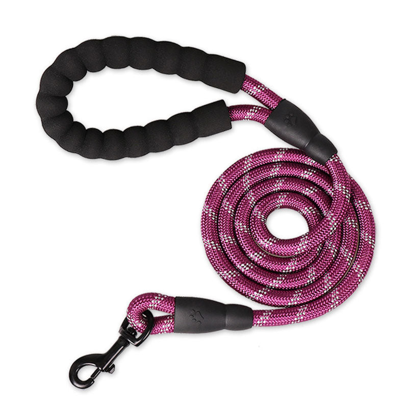 Pet Leash With Reflective &amp; Comfortable Padded Handle For Small; Medium And Large Dogs