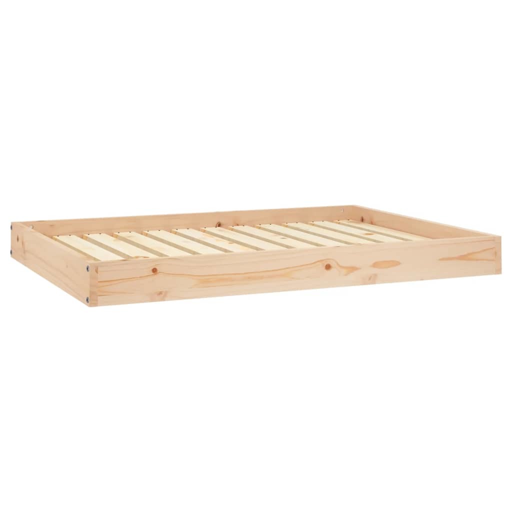 Dog Bed 40&quot;x29.1&quot;x3.5&quot; Solid Wood Pine