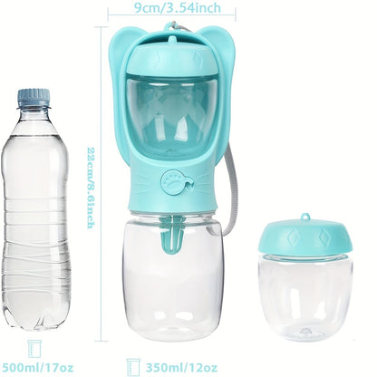2 In 1 Dog Water Bottle,
