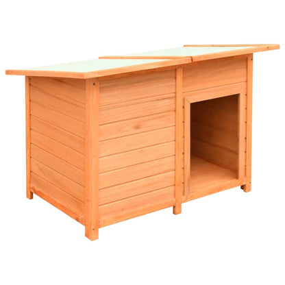 Dog Cage Solid Pine &amp; Fir Wood 47.2&quot;x30.3&quot;x33.9&quot;