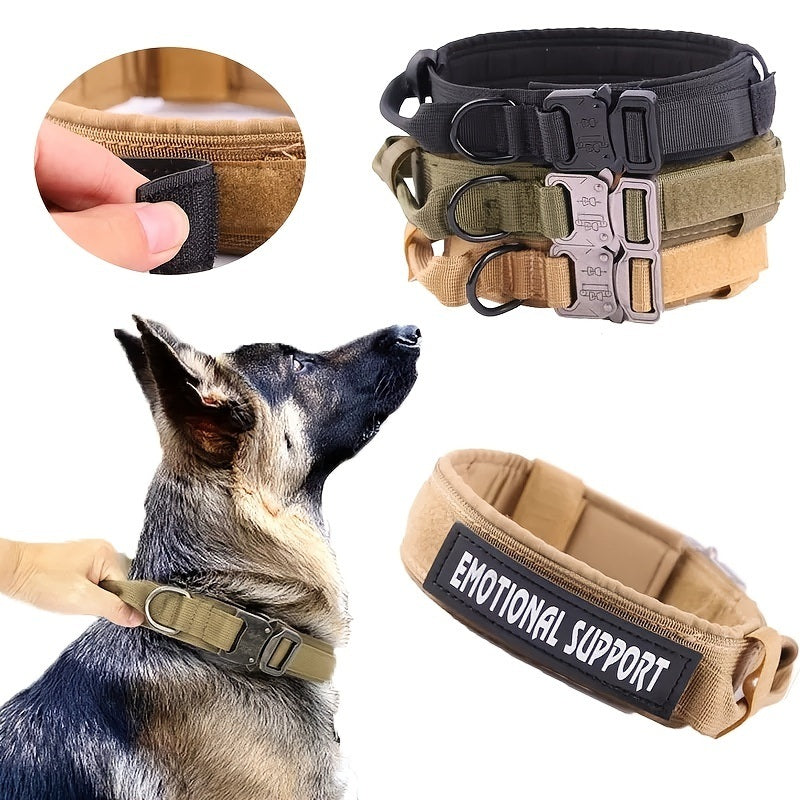 Pet Collar For Dog &amp; Cat; Adjustable Nylon Outdoor Dog Collars For Medium Large Dogs; Dog Collar