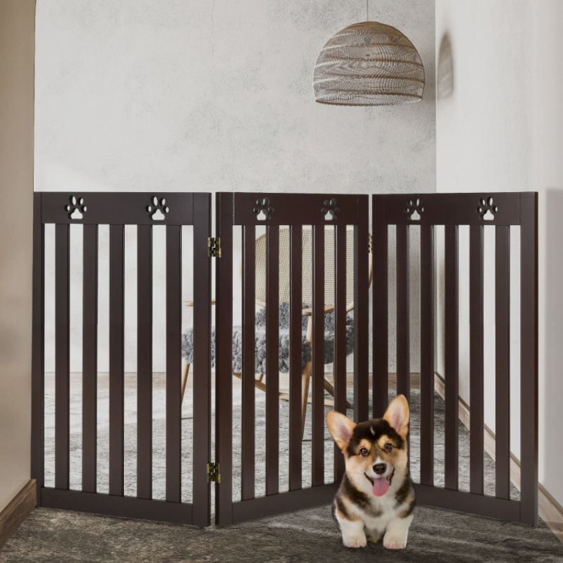 Pet Gate Dog Gate with 360° Flexible Hinge