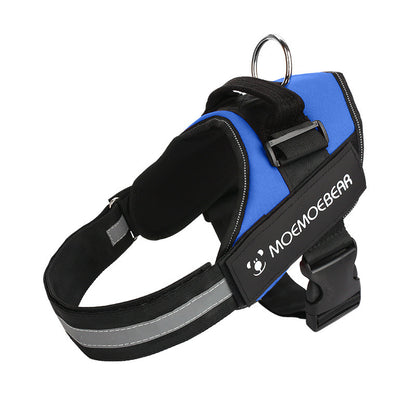 No Pull Pet Harness For Dog &amp; Cat; Adjustable Soft Padded Large Dog Harness With Easy Control Handle