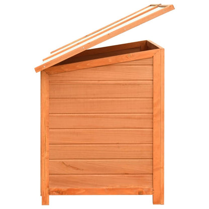 Dog Cage Solid Pine &amp; Fir Wood 47.2&quot;x30.3&quot;x33.9&quot;