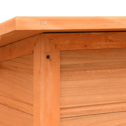 Dog Cage Solid Pine &amp; Fir Wood 47.2&quot;x30.3&quot;x33.9&quot;