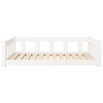 Dog Bed White 41.5&quot;x29.7&quot;x11&quot; Solid Wood Pine