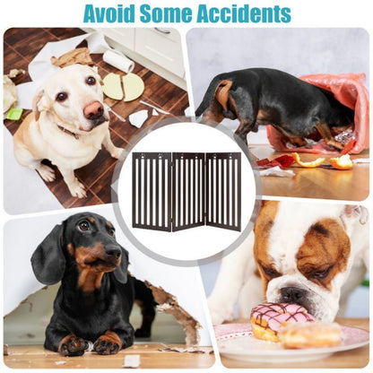 Pet Gate Dog Gate with 360° Flexible Hinge