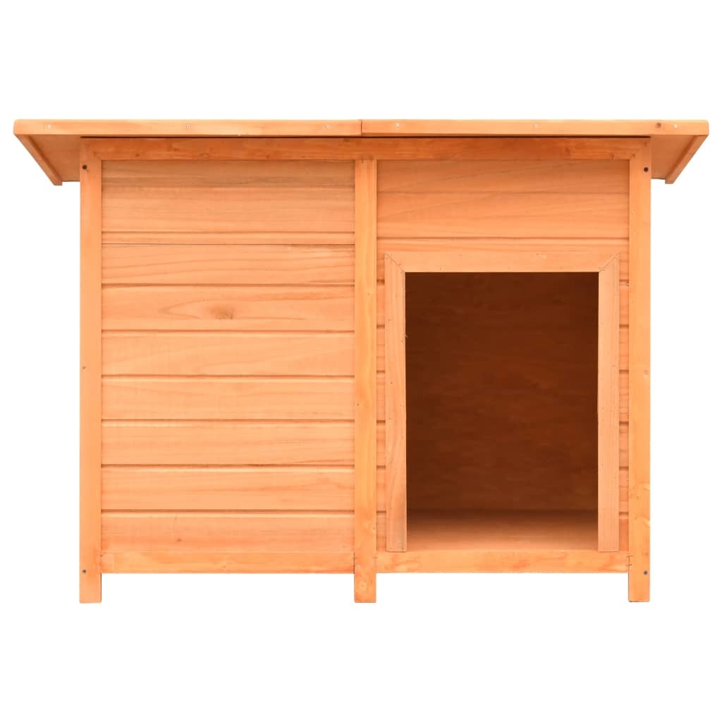 Dog Cage Solid Pine &amp; Fir Wood 47.2&quot;x30.3&quot;x33.9&quot;