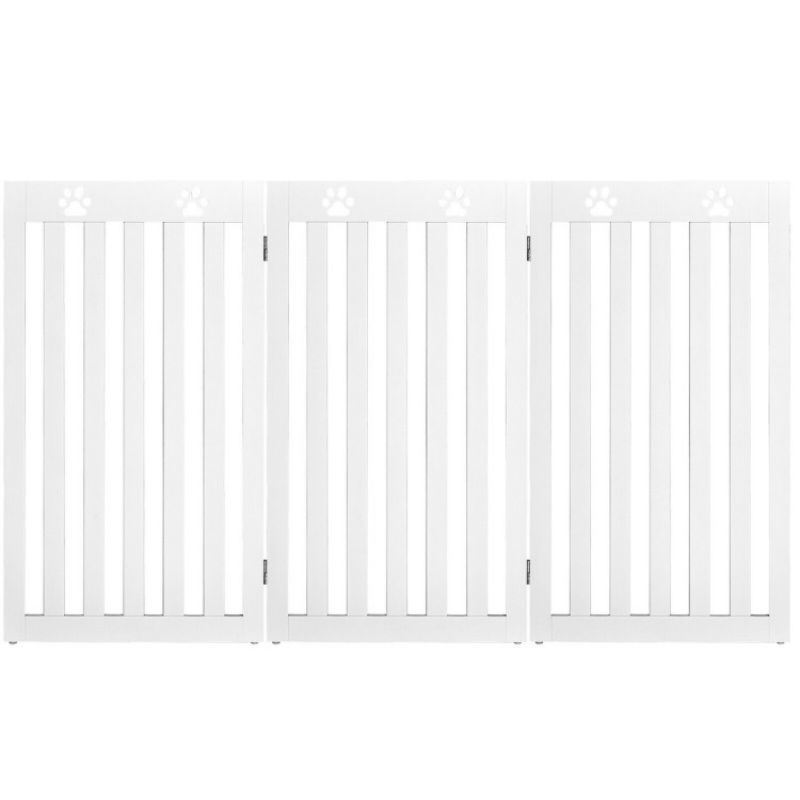 Pet Gate Dog Gate with 360° Flexible Hinge