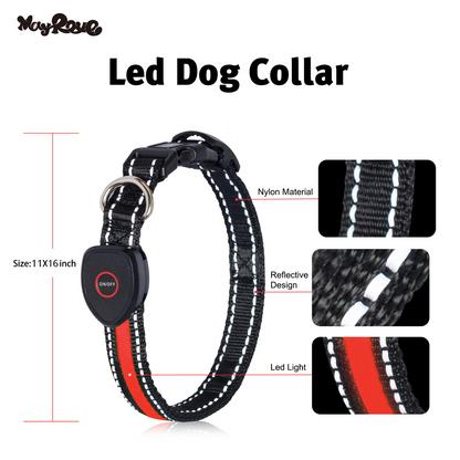 Peach Heart Pet Collar