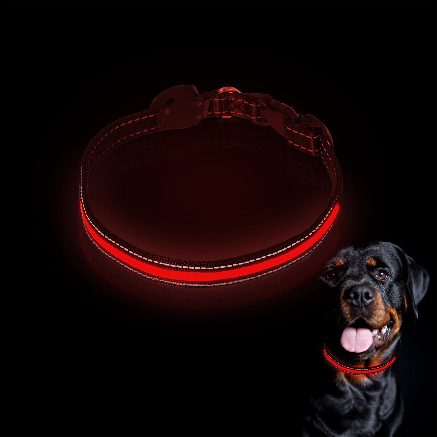Peach Heart Pet Collar