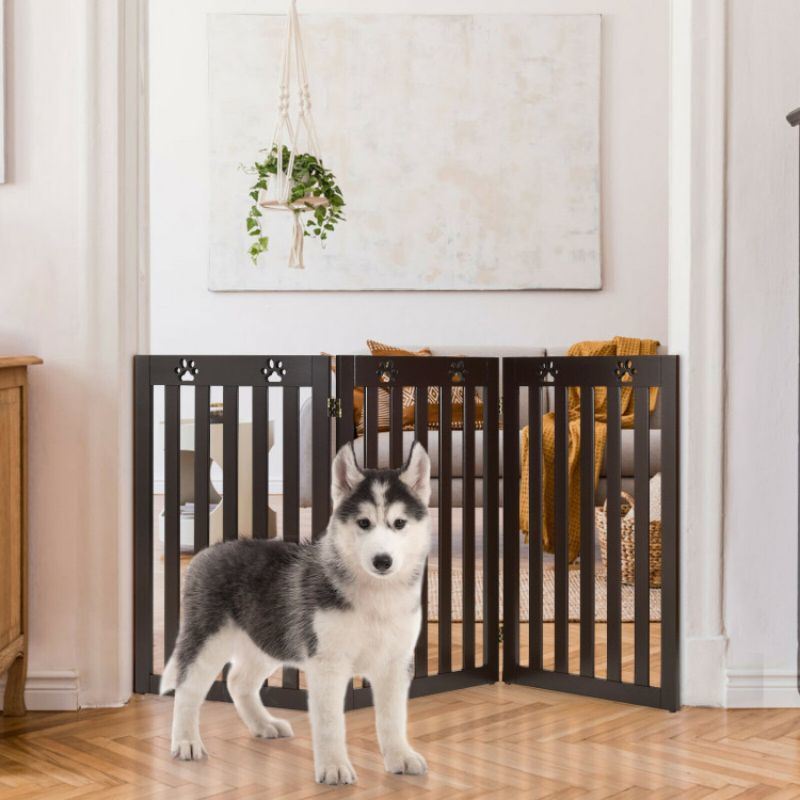 Pet Gate Dog Gate with 360° Flexible Hinge