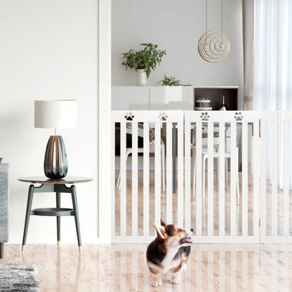 Pet Gate Dog Gate with 360° Flexible Hinge