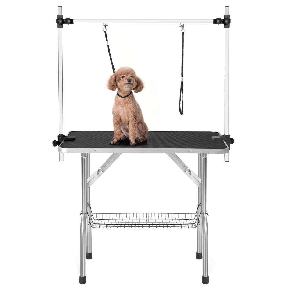 Professional Dog Pet Grooming Table Large Adjustable Heavy Duty Portable w/Arm &amp; Noose &amp; Mesh Tray
