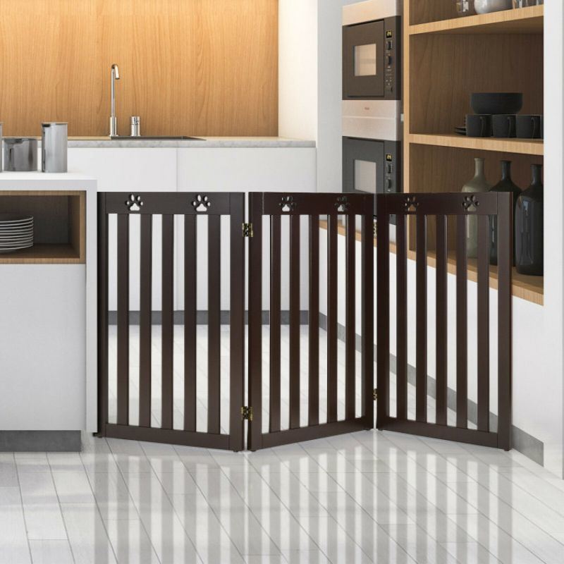 Pet Gate Dog Gate with 360° Flexible Hinge
