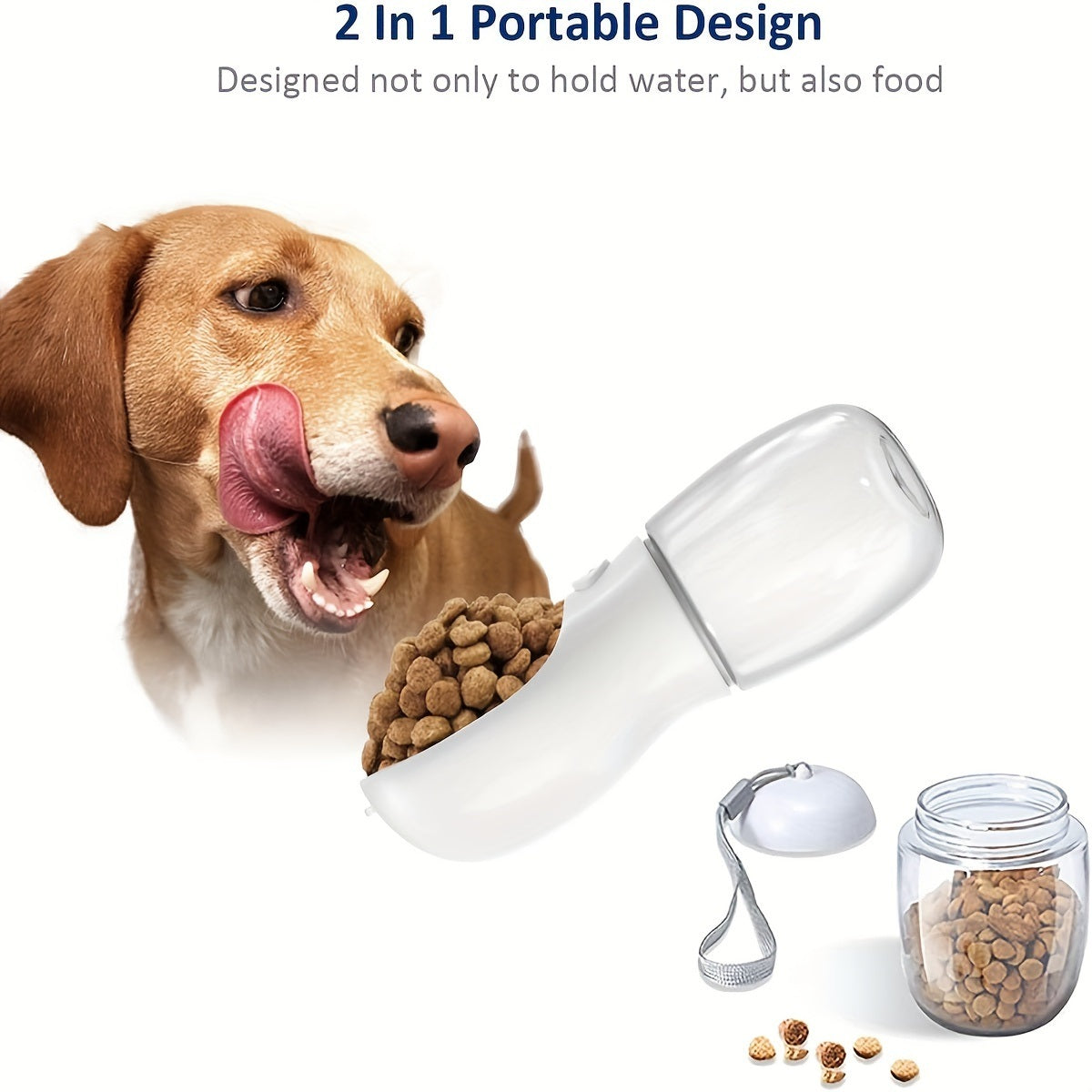 2 In 1 Dog Water Bottle,