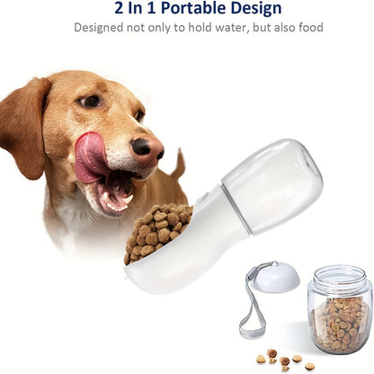 2 In 1 Dog Water Bottle,