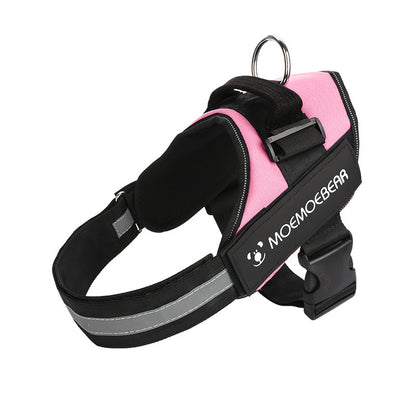 No Pull Pet Harness For Dog &amp; Cat; Adjustable Soft Padded Large Dog Harness With Easy Control Handle