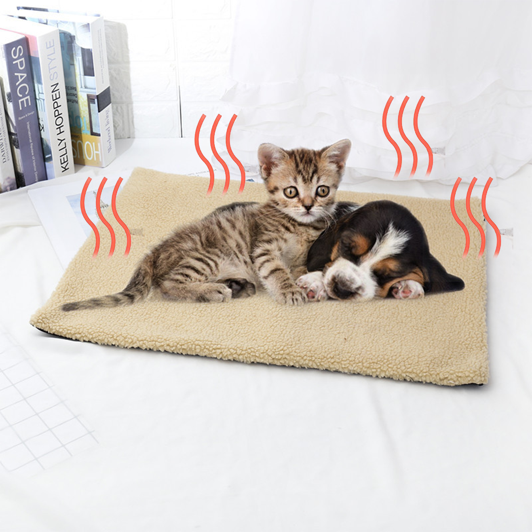 Self Heating Pet Mat; Non-Electric Pet Warming Pad; Self Warming ; Extra Warm Pet Mats For Dog &amp; Cat