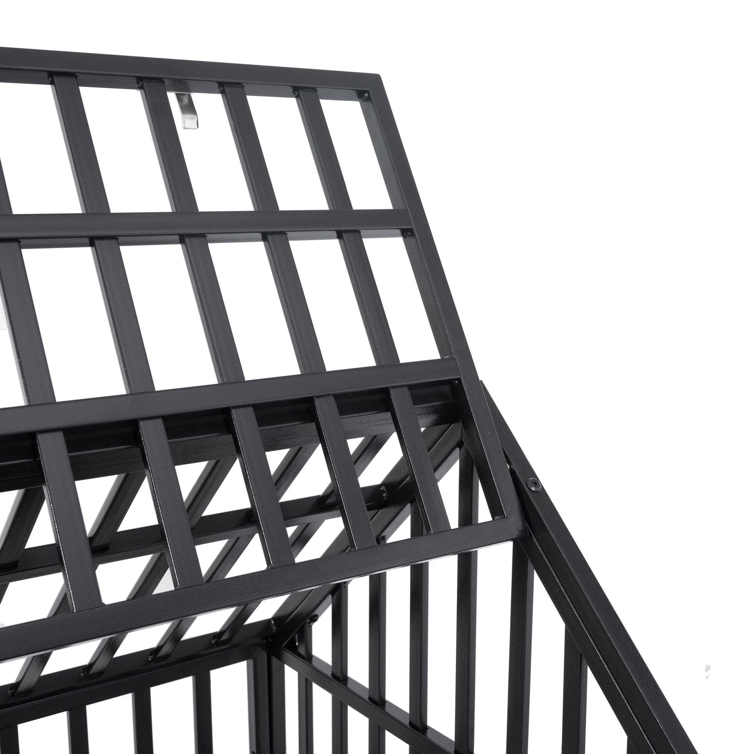 Heavy Duty Dog Cage pet Crate with Roof &amp; window on roof